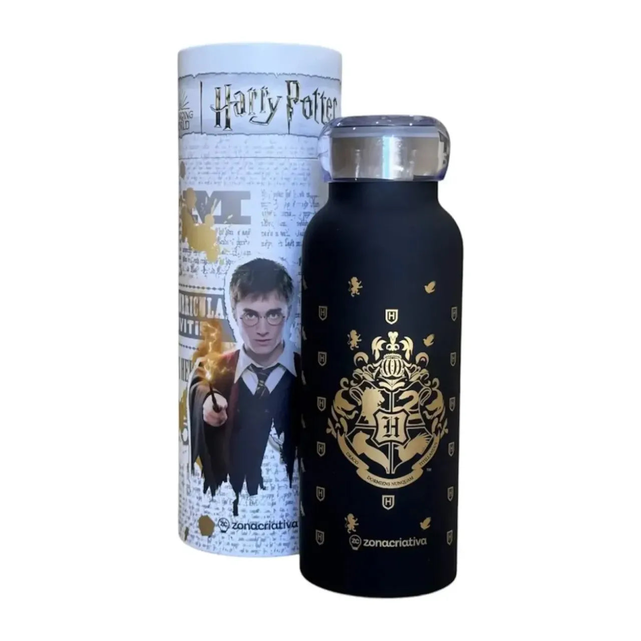 Garrafa Bubble 500ml Zona Criativa Harry Potter