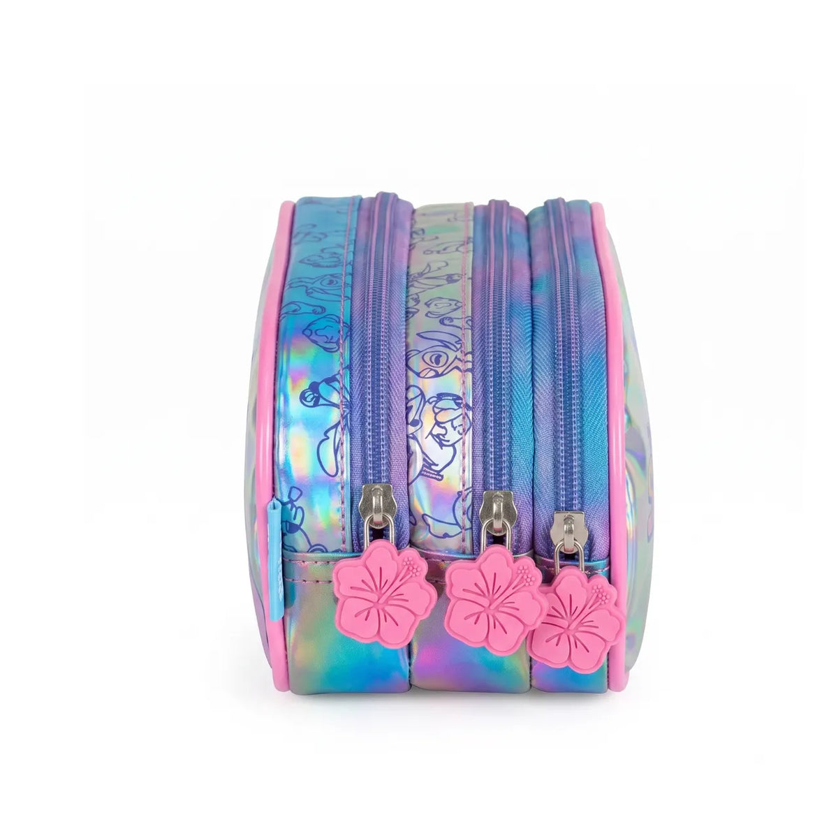 Estojo Escolar Ziper Triplo Stitch Luxcel