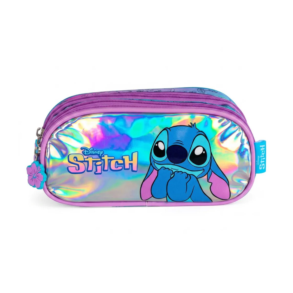 Estojo Escolar Ziper Triplo Stitch Luxcel