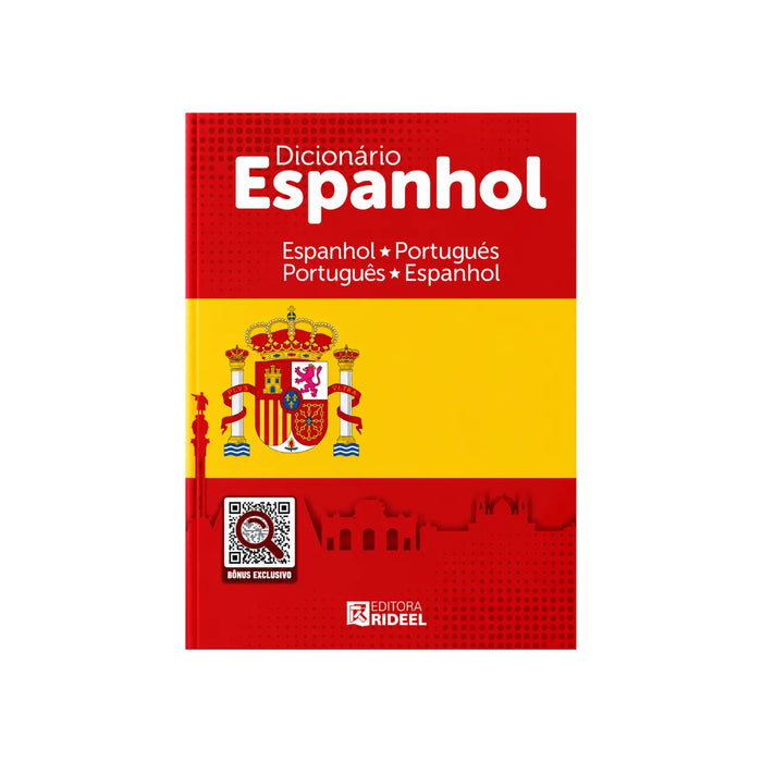 Dicionário Espanhol Português Escolar Editora Rideel