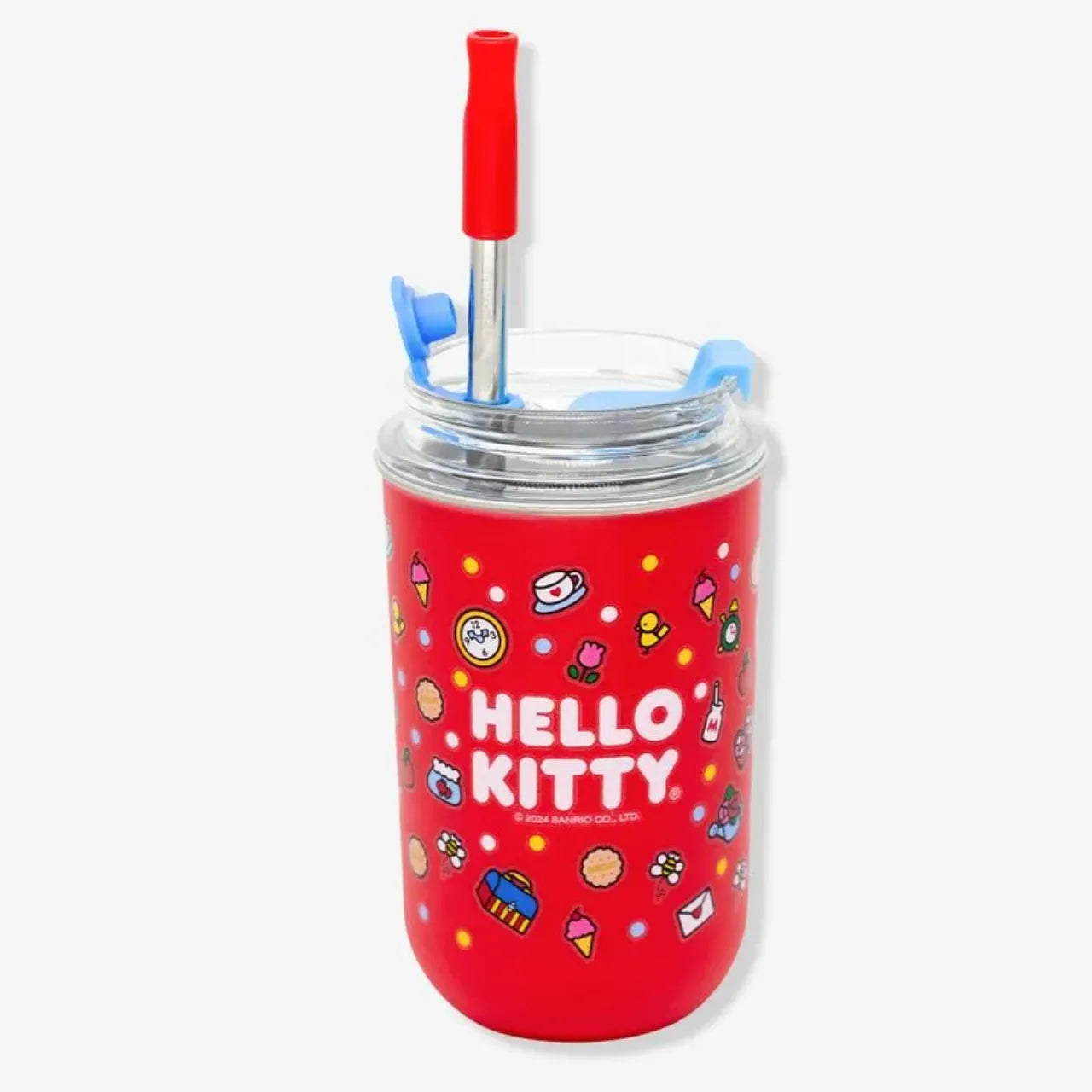 Copo Térmico Neo 300ml com Canudo Zona Criativa Hello Kitty