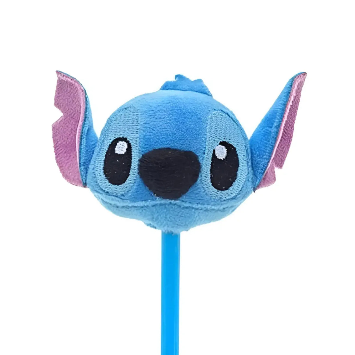 Caneta Face Plush Stitch Pelúcia Escrita Azul Molin