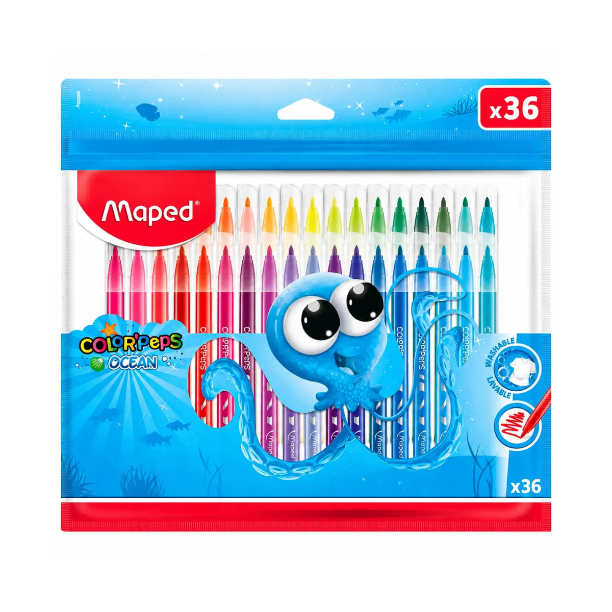 Canetinha Hidrográfica 36 Cores Maped Color Peps