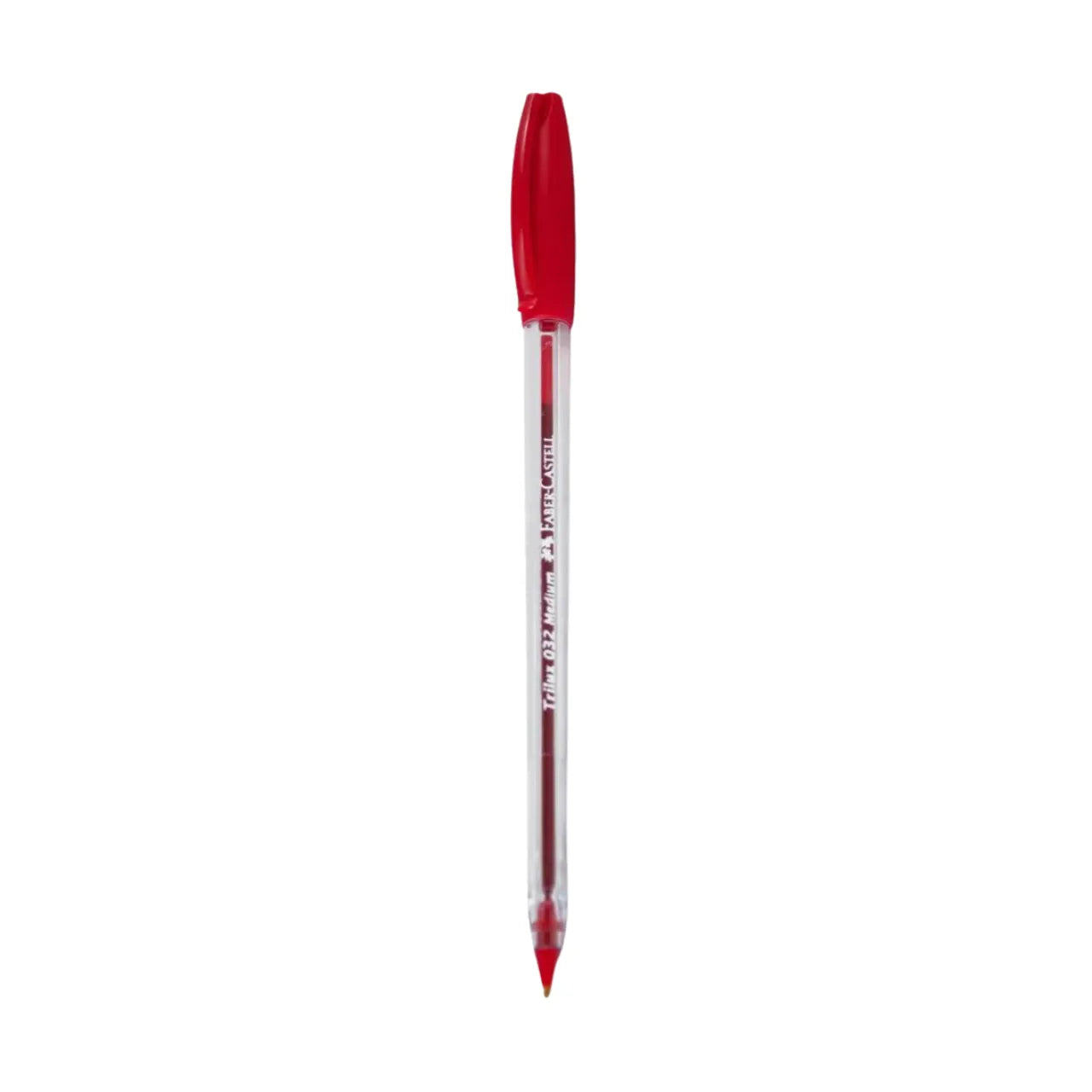 Caneta Esferográfica Vermelha Trilux 032 Faber-Castell 1,0mm