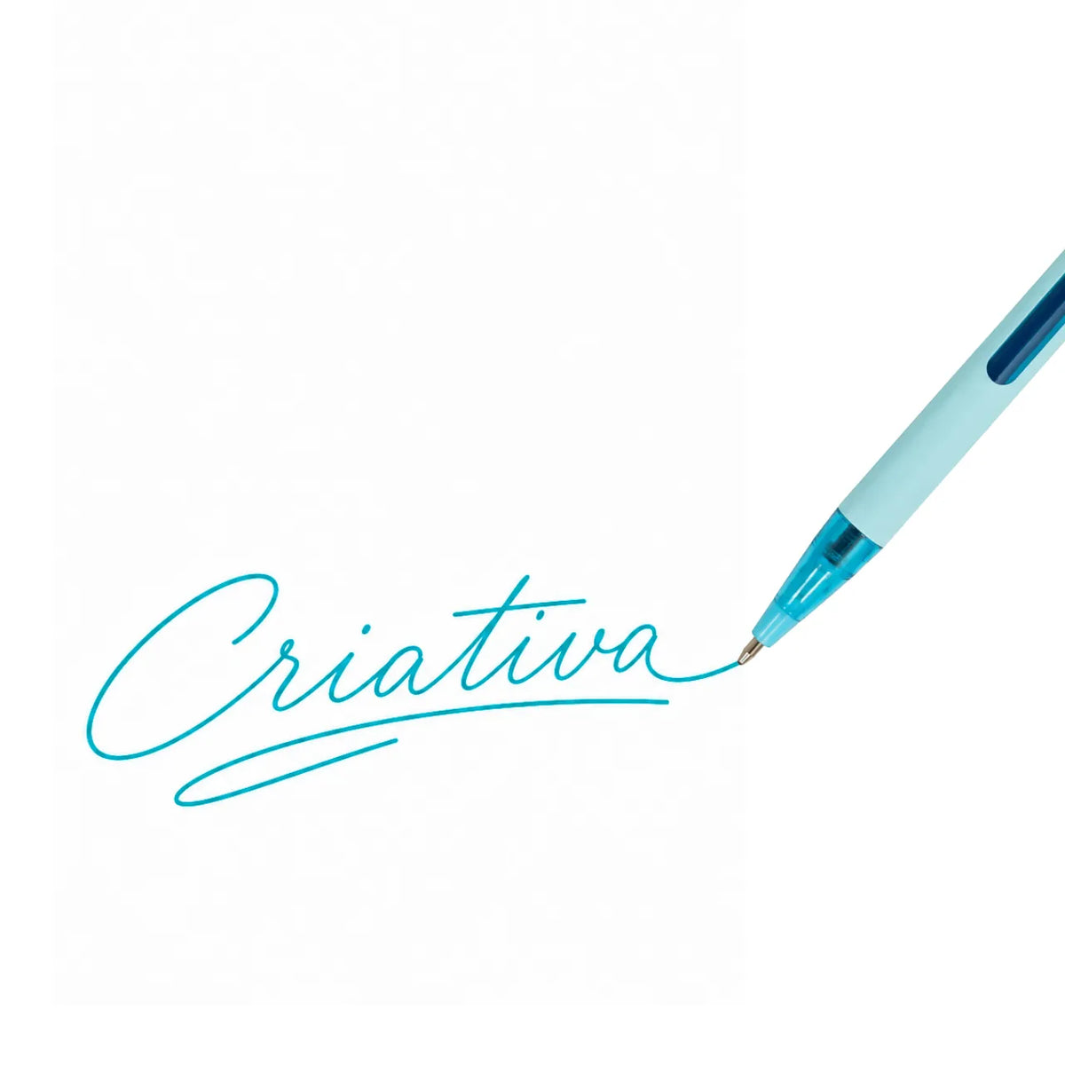 Caneta Trion Color Plus Azul Claro 0.7mm Molin