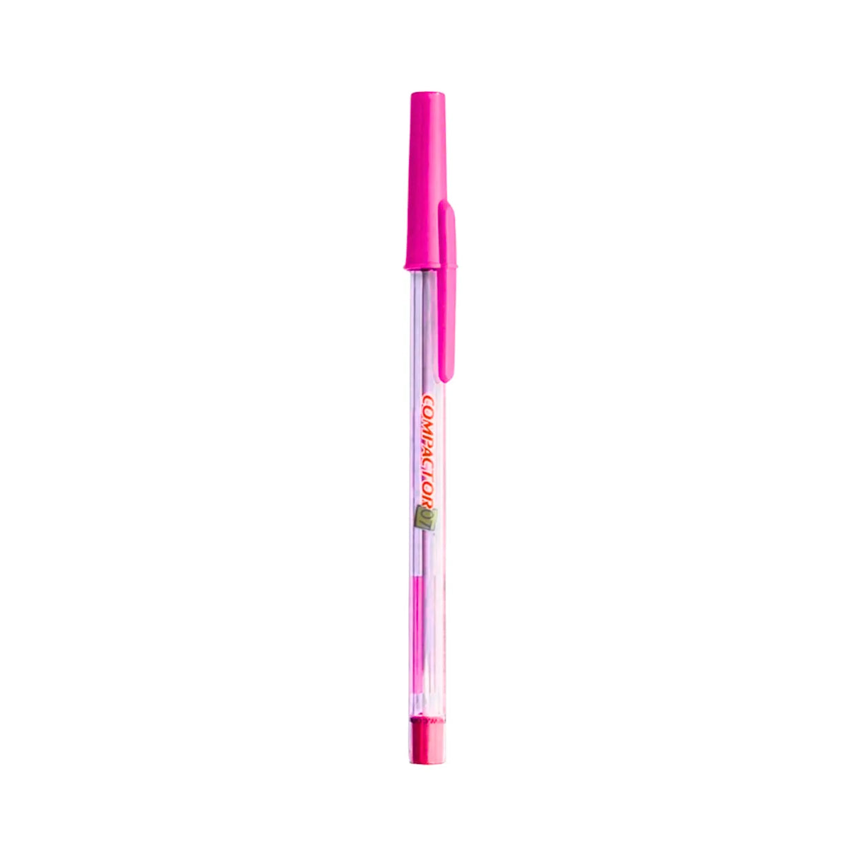Caneta Esferográfica 0.7mm Rosa Compactor