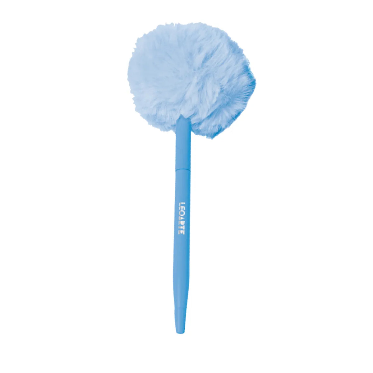 Caneta Esferográfica Pompom Azul Leo e Leo