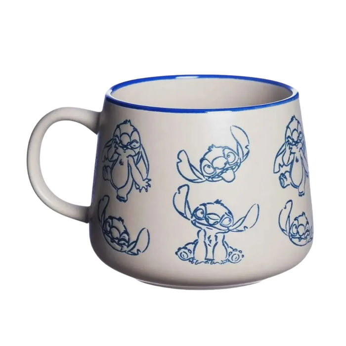 Caneca Moma 500ml Cerâmica Disney Stitch