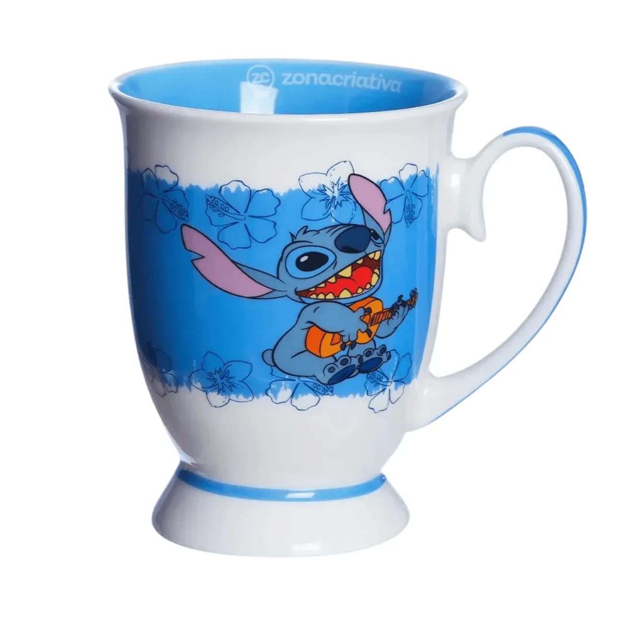 Caneca Royal 300ml Cerâmica Disney Stitch