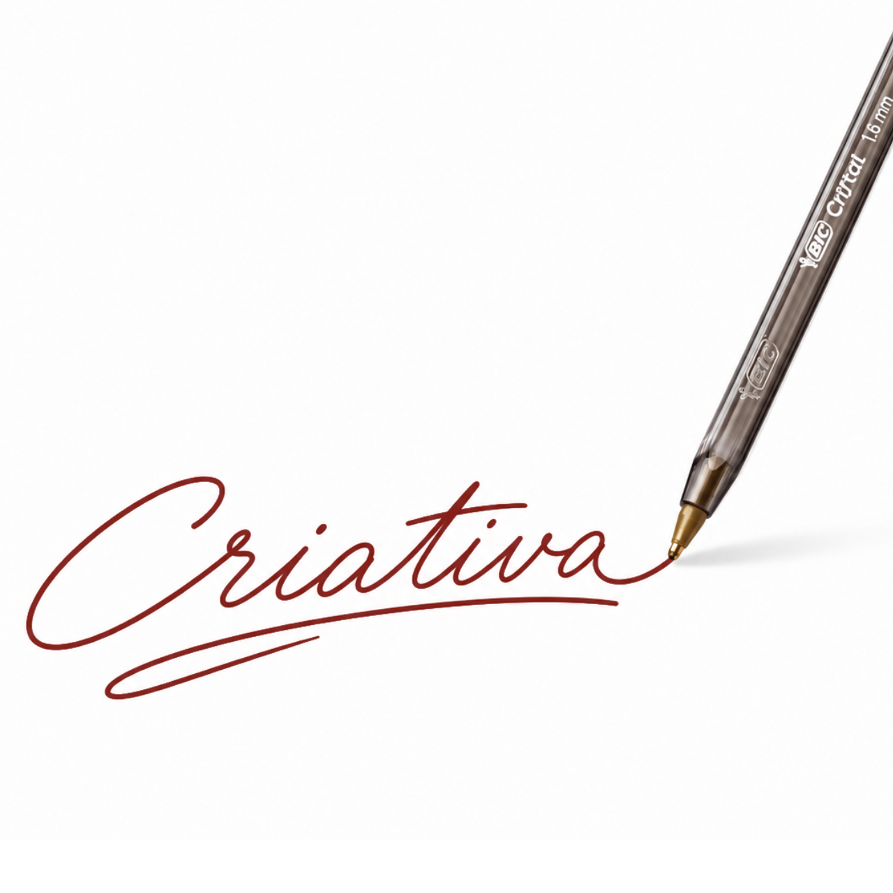 Caneta Esferográfica Cristal Bold 1,6mm Vermelha Bic