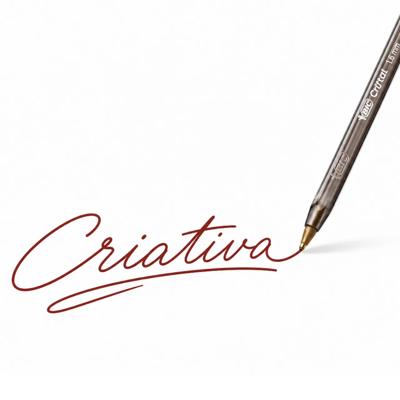 Caneta Esferográfica Cristal Bold 1,6mm Vermelha Bic
