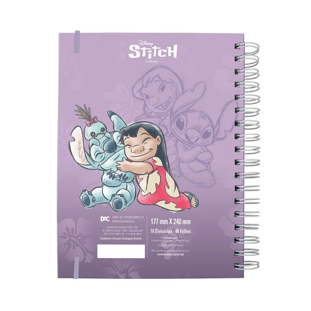 Caderno Smart Colegial DAC Stitch