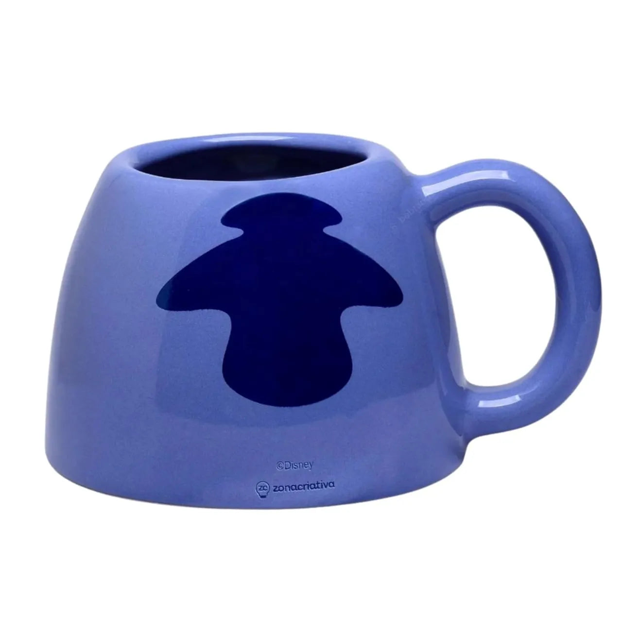 Caneca 3D Stitch Azul Cerâmica 450ml Disney