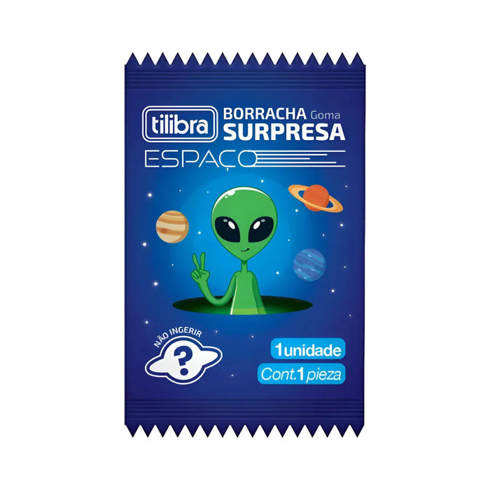 Borracha Surpresa Espaço Sortida Tilibra 1 Unidade