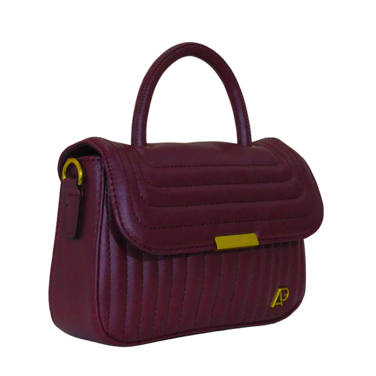 Bolsa Feminina Vinho Tiracolo Matelassê Alice Palucci