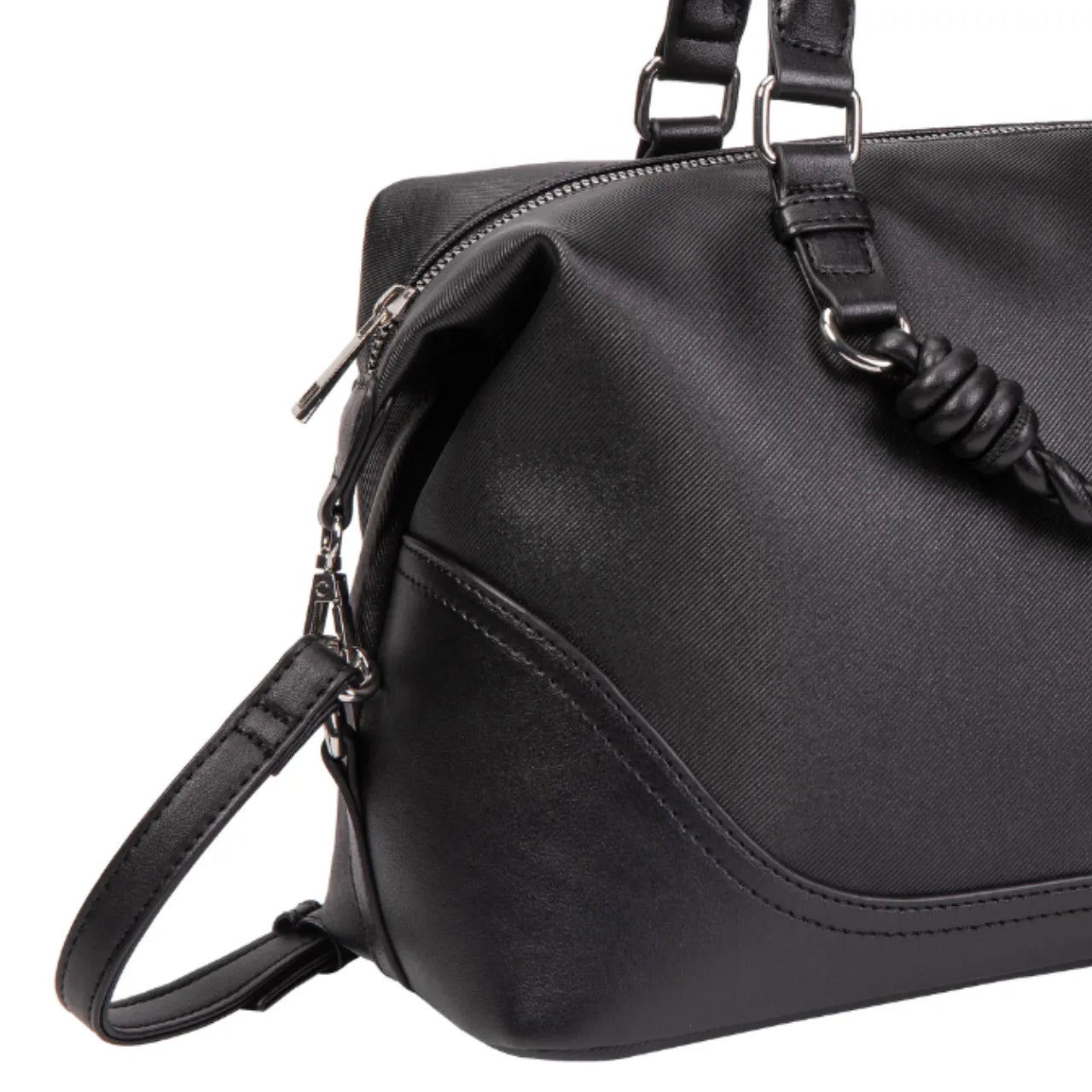 Bolsa Feminina Alice Palucci Preta Transversal Moderna