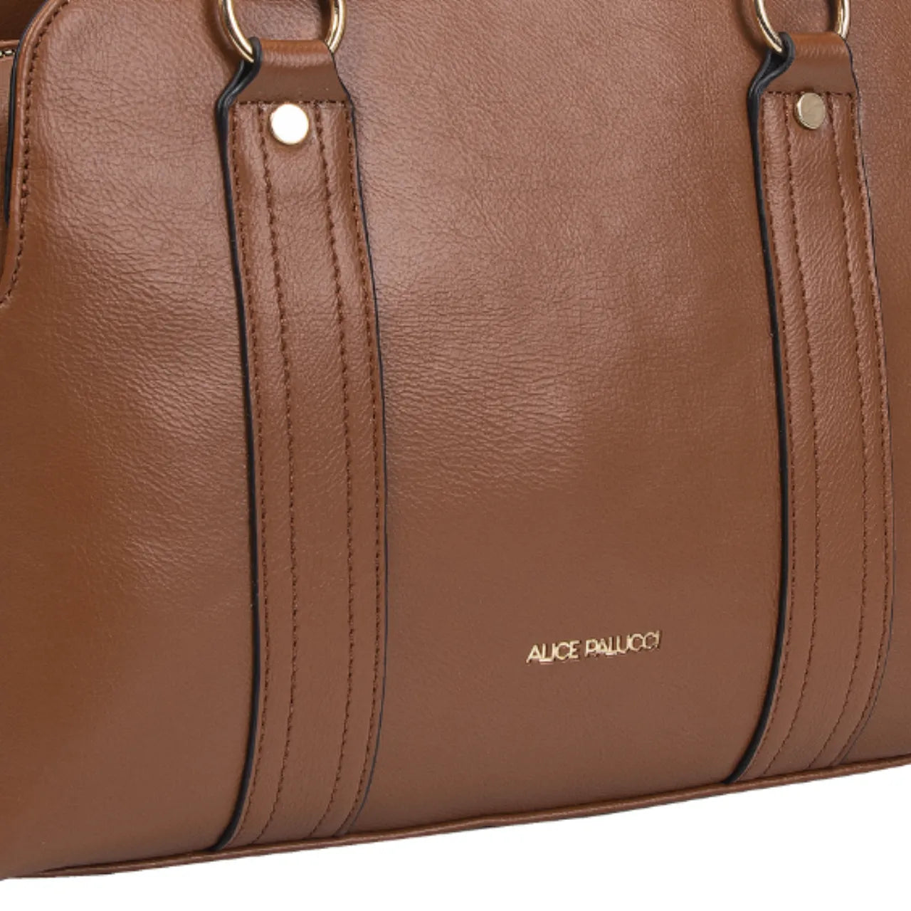 Bolsa Feminina Caramelo Estruturada Alice Palucci