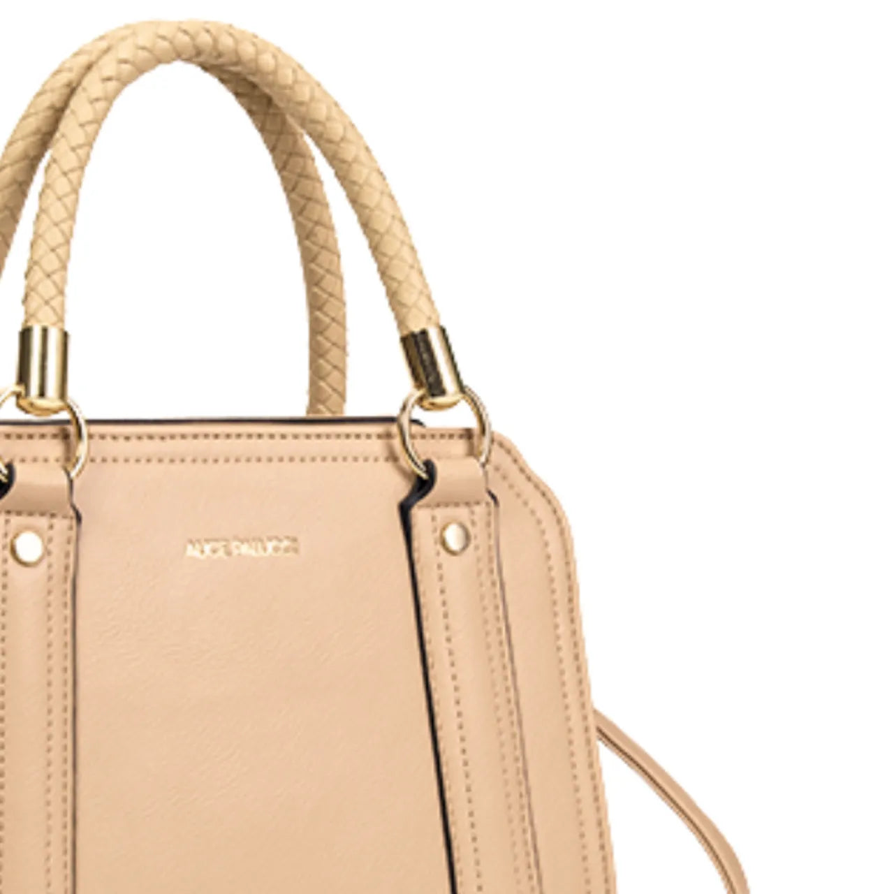 Bolsa Feminina Alice Palucci Nude Alça Trançada