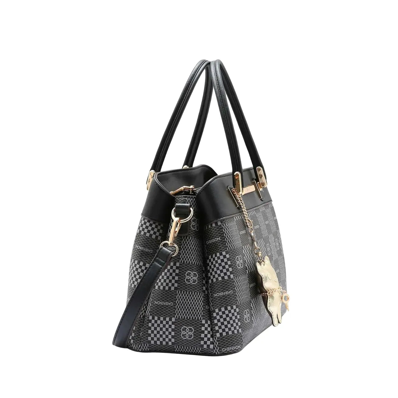 Bolsa Feminina Chenson Monograma Preta