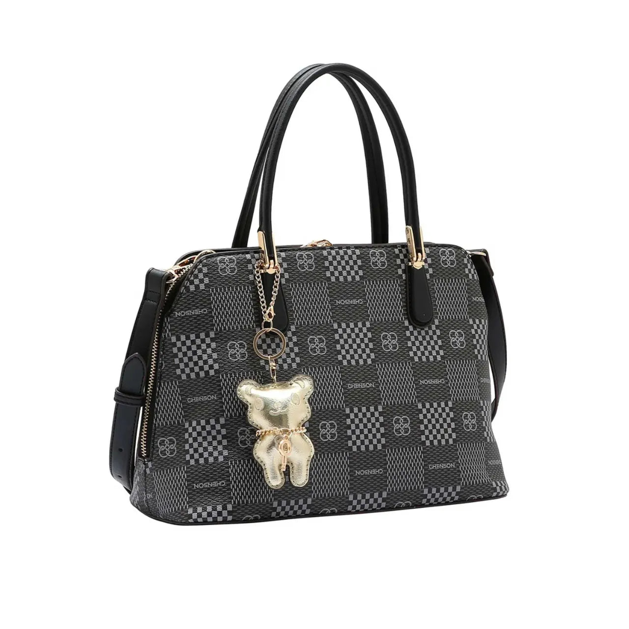 Bolsa Feminina Chenson Preta Monograma