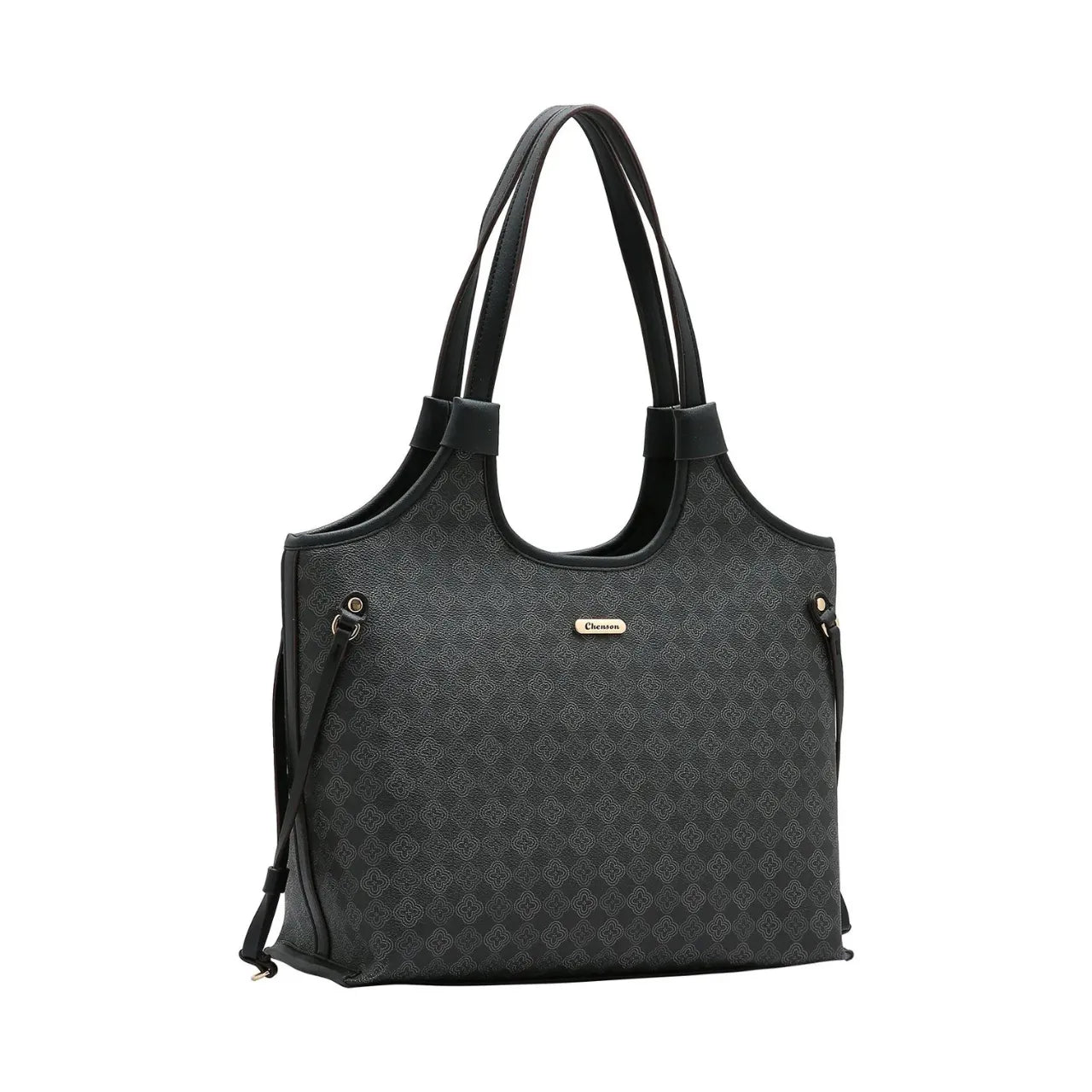 Bolsa Feminina Chenson Preta Monograma