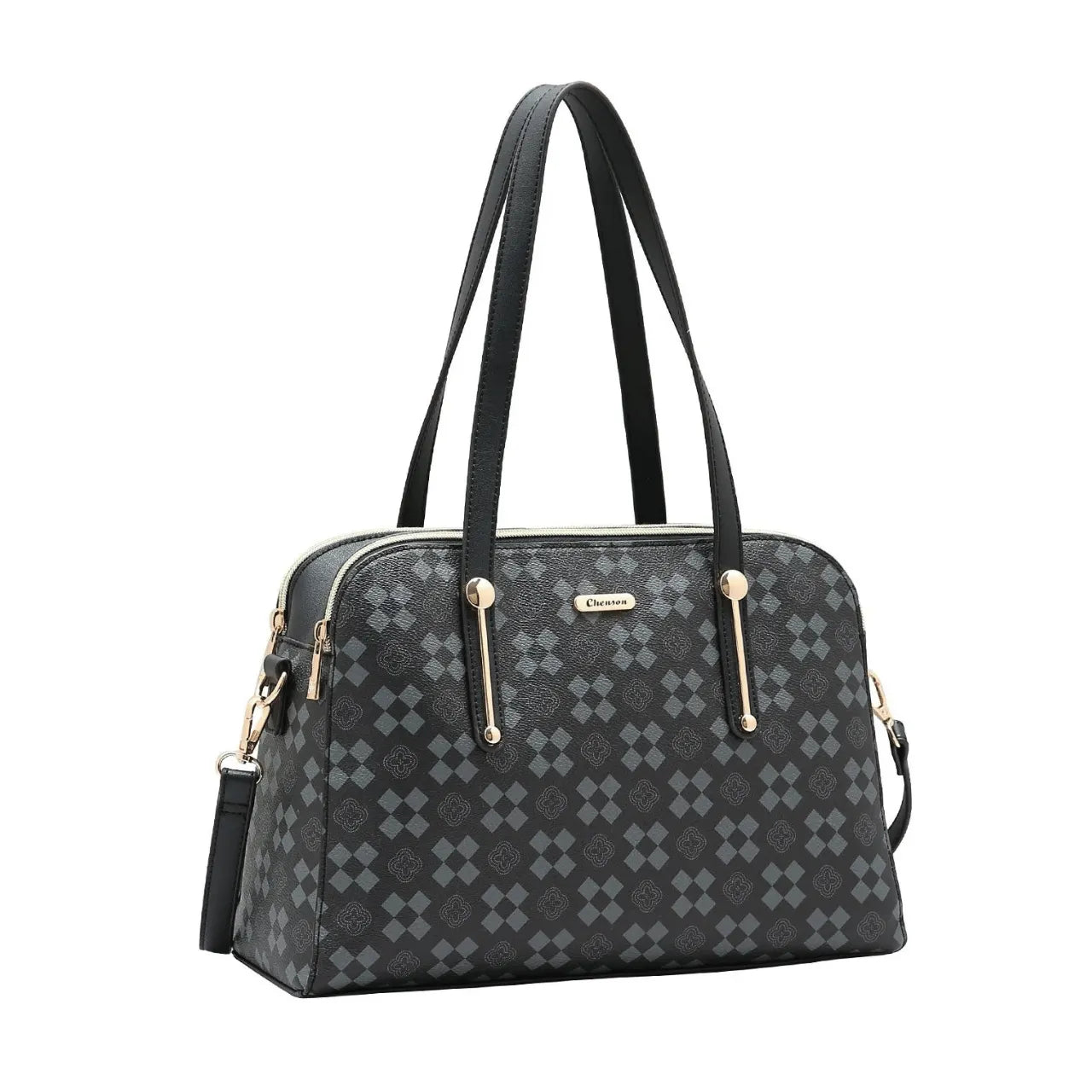 Bolsa Feminina Chenson Preta Alça Dupla
