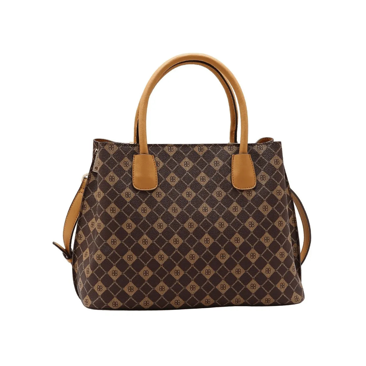 Bolsa Feminina Chenson Monograma Café Média