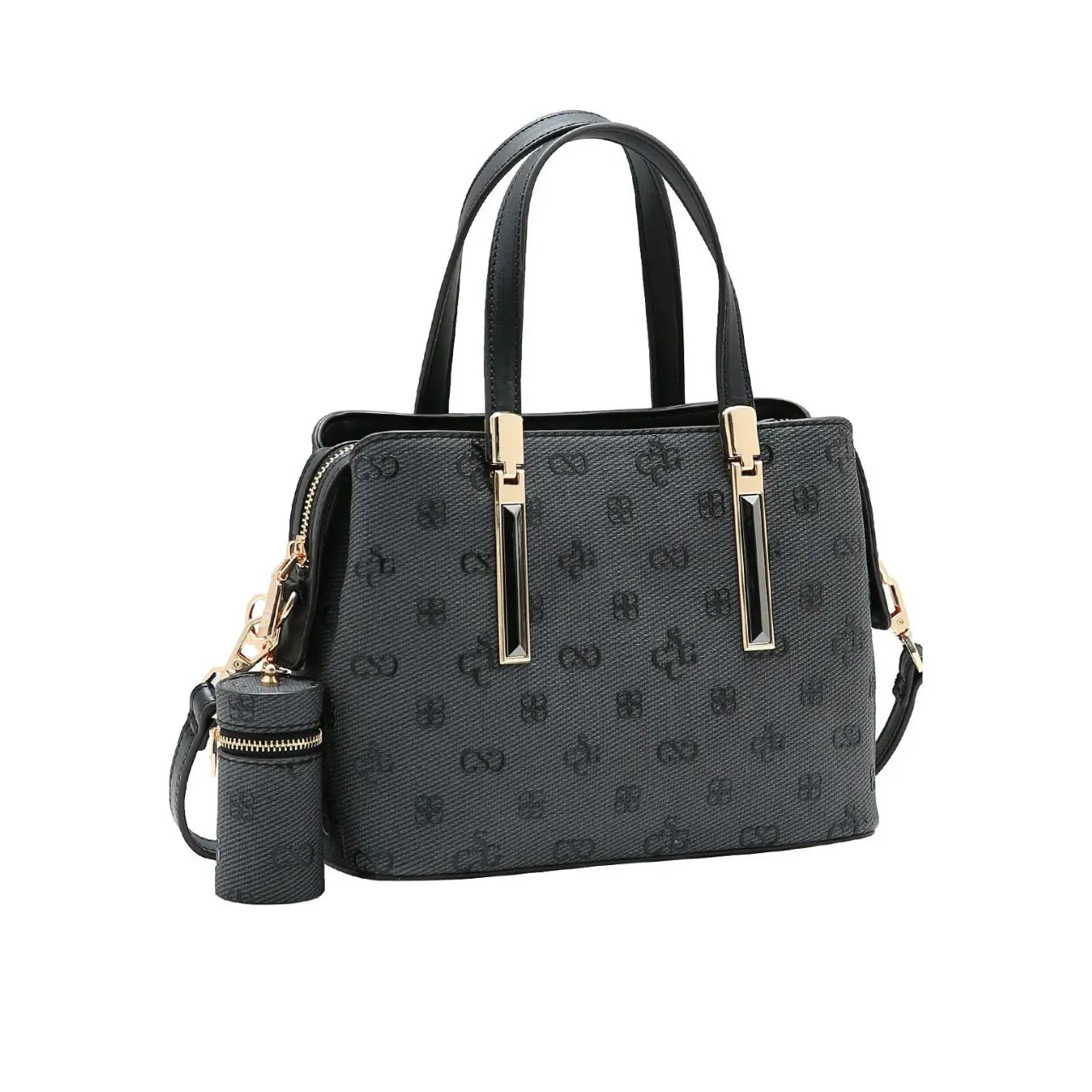 Bolsa Feminina Chenson Monograma Média Preta