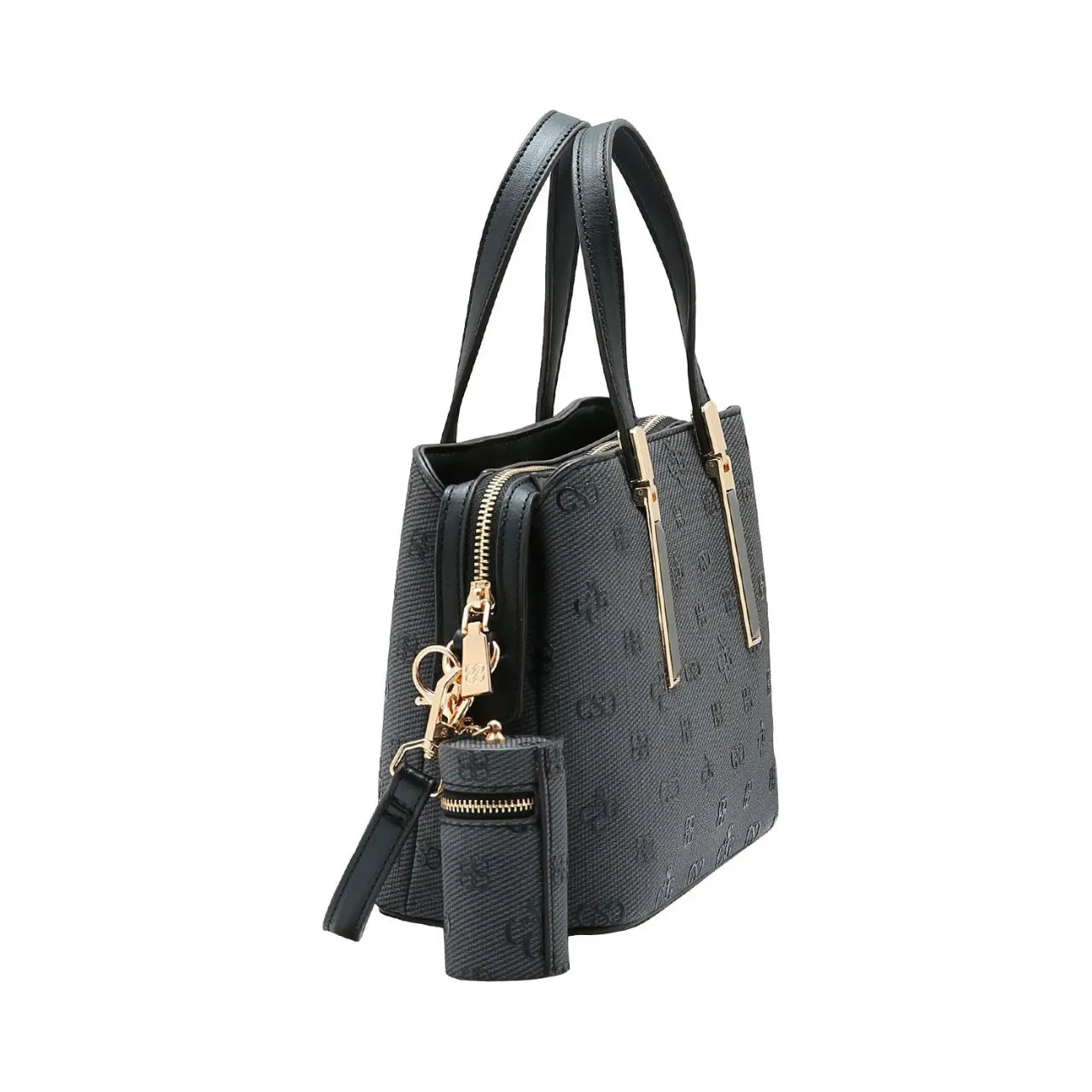 Bolsa Feminina Chenson Monograma Média Preta