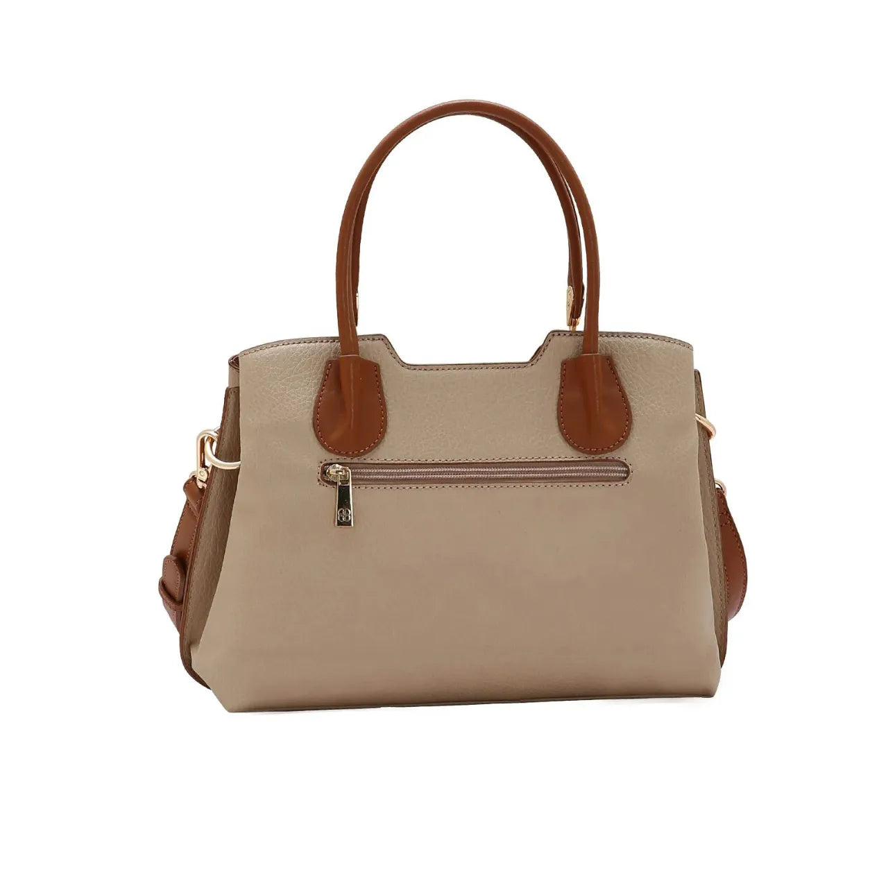Bolsa Feminina Chenson De Ombro Nude com Marrom