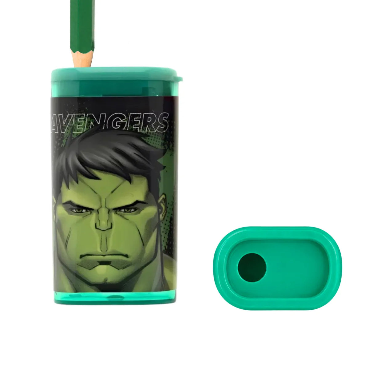 Apontador Hulk com Depósito Verde Molin Avengers