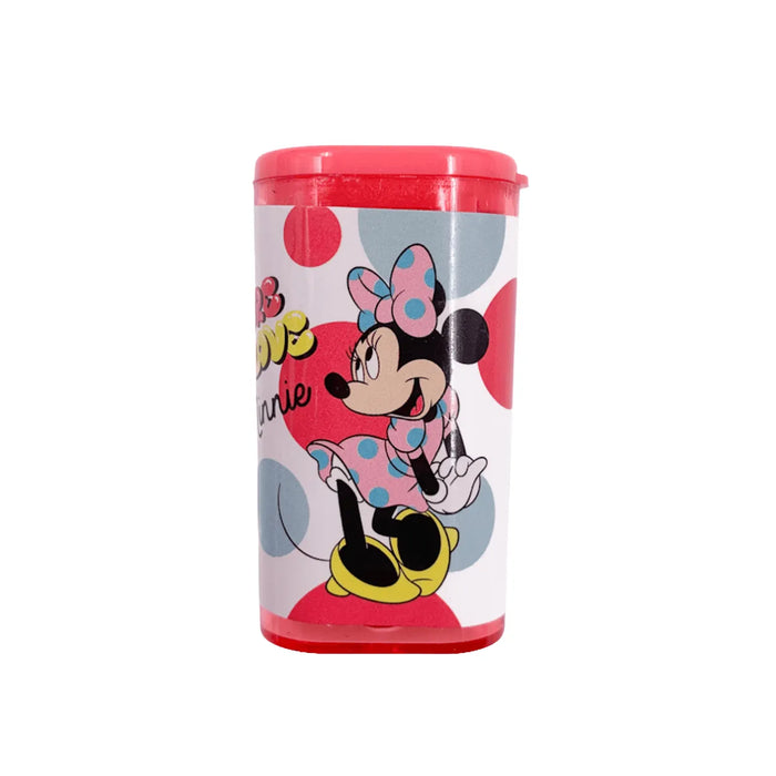 Apontador Minnie Mouse com Depósito Rosa Molin