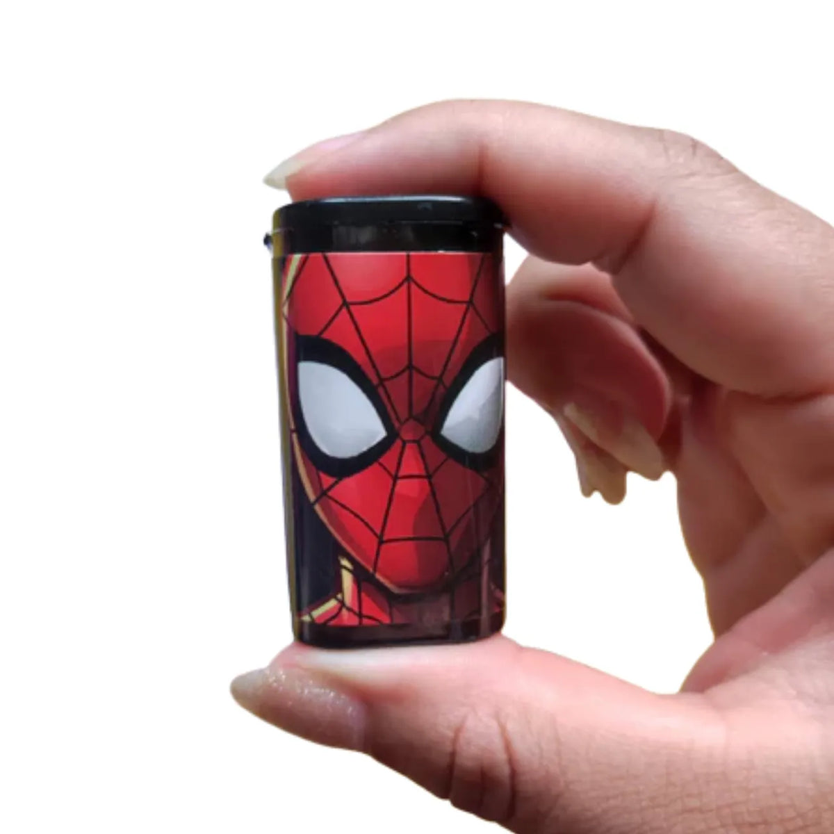 Apontador Spider-Man com Depósito Preto Molin