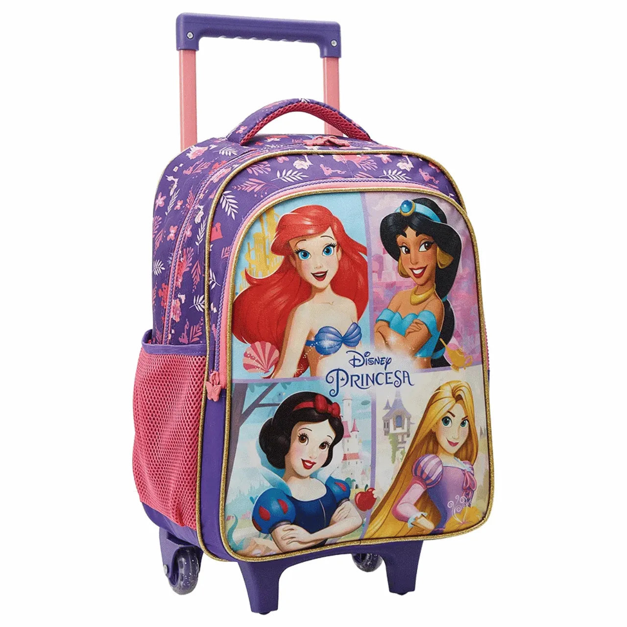 Mochila de Rodas Princesas Roxa Xeryus