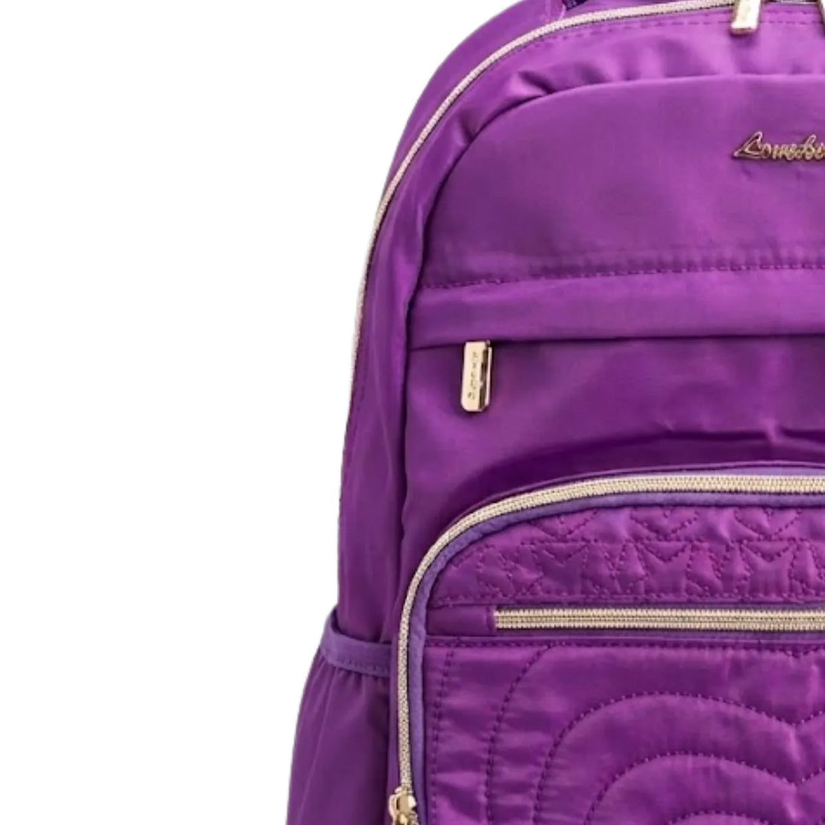 Mochila de Costas Roxa Hearts Ponto Verde
