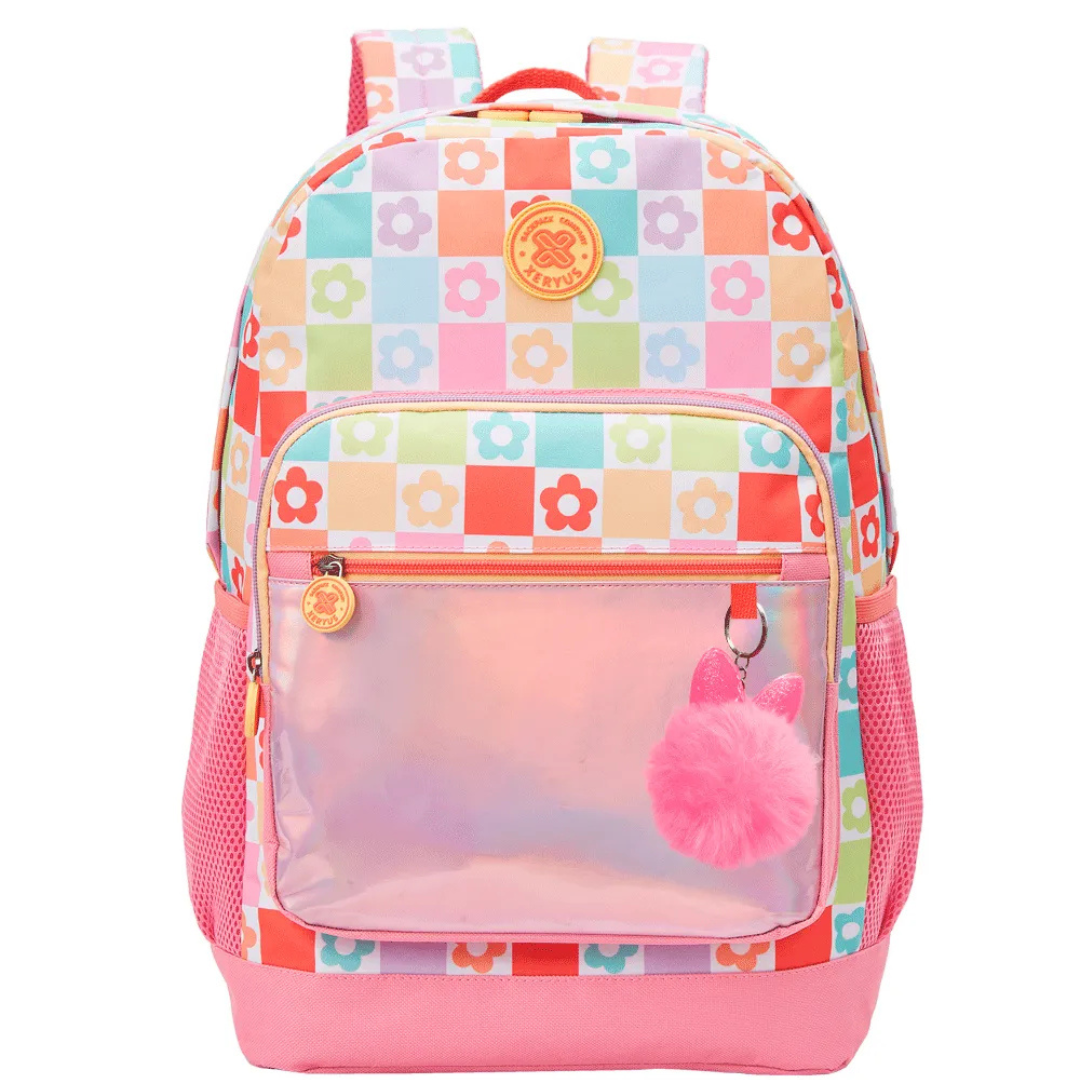 Mochila de Costas College Daisy Xeryus Escolar com Bolso Frontal