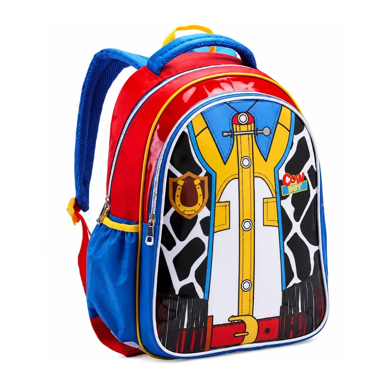 Mochila de Costas Cowboy Vermelha Infantil Denlex