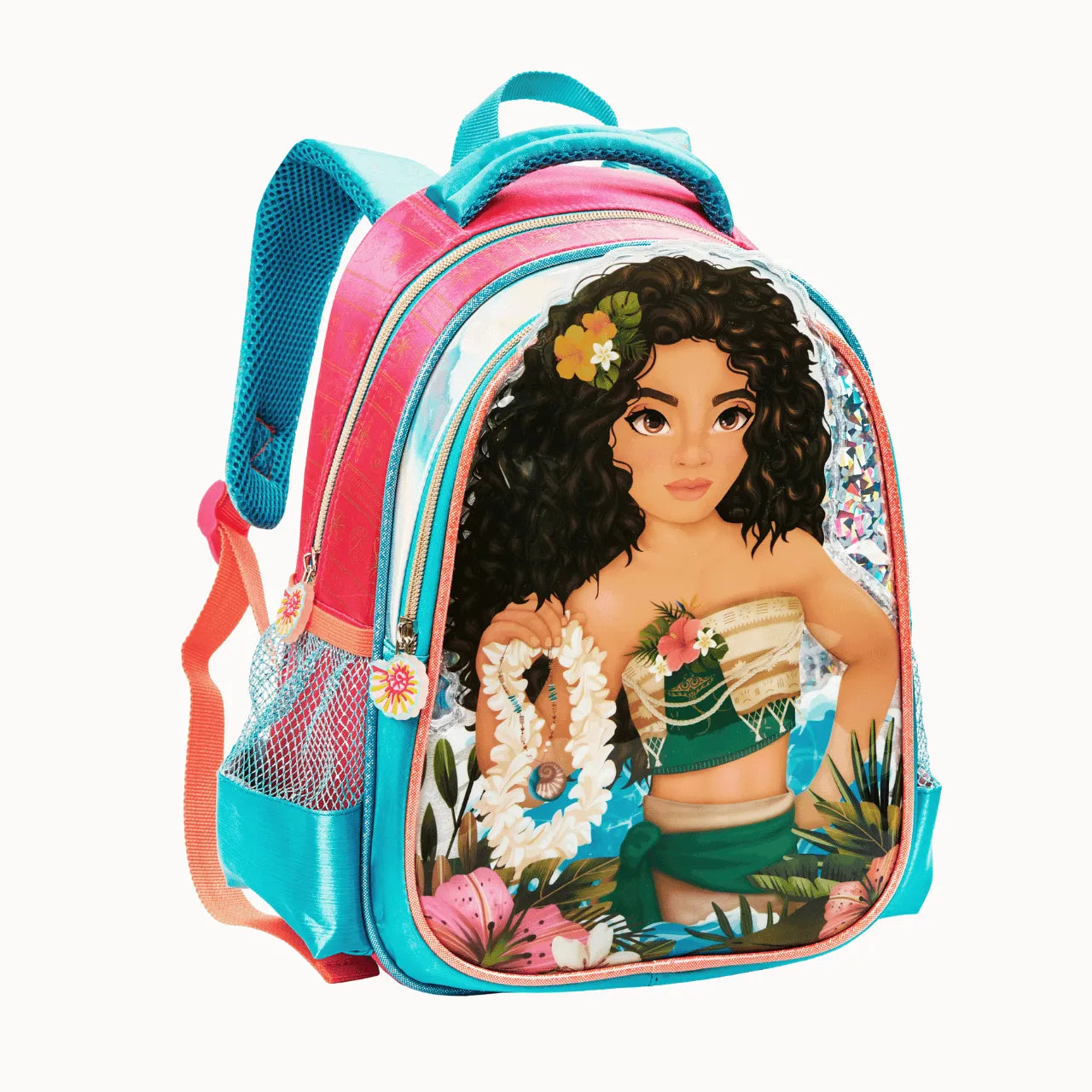 Mochila de Costas Denlex Escolar Resistente com Bolsos Laterais