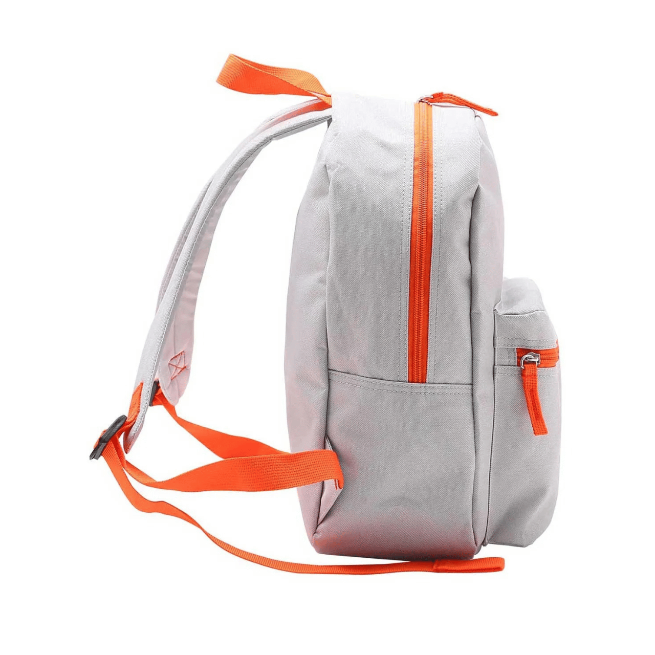 Mochila de Costas Baby Republic Vix Cinza e Laranja