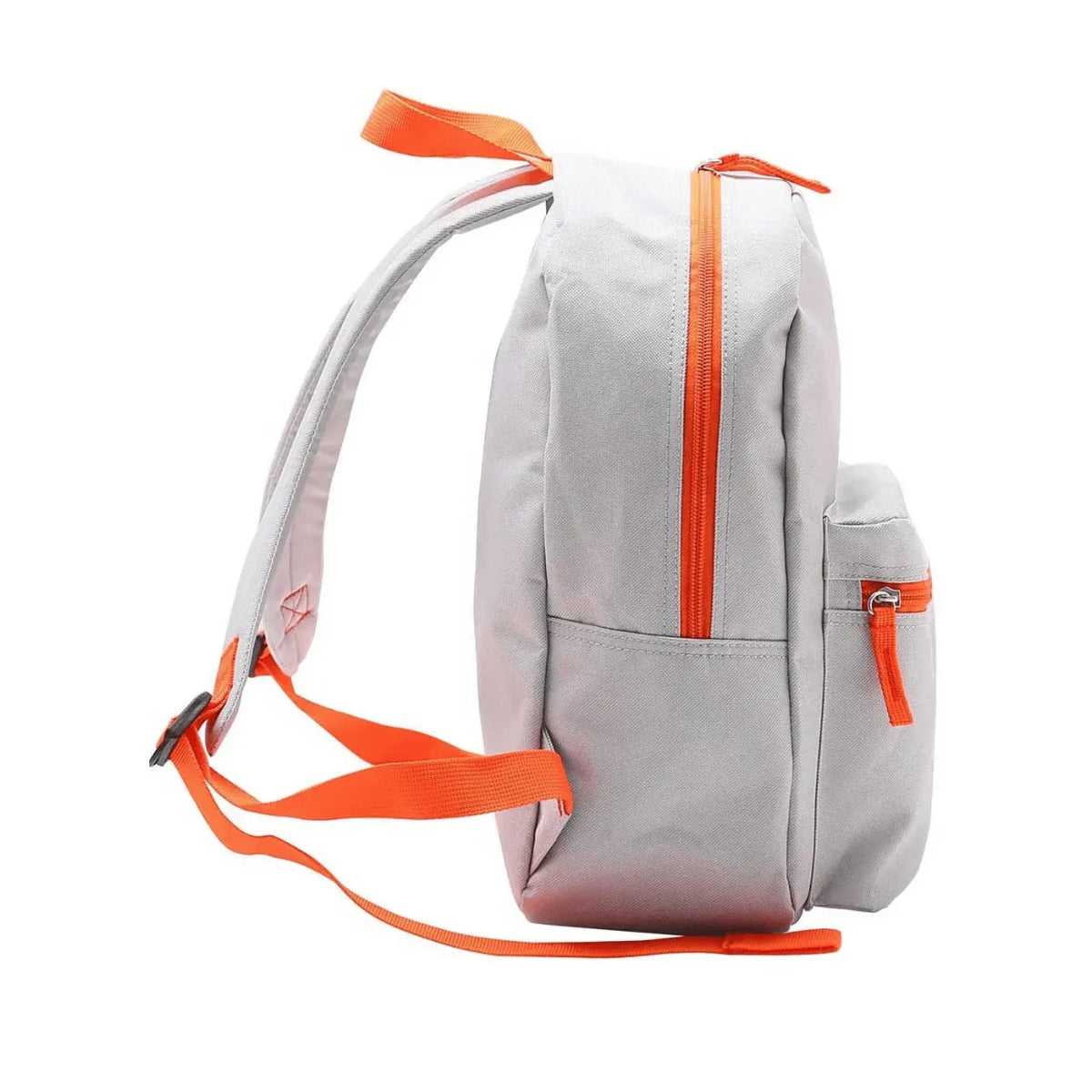 Mochila de Costas Baby Republic Vix Cinza e Laranja