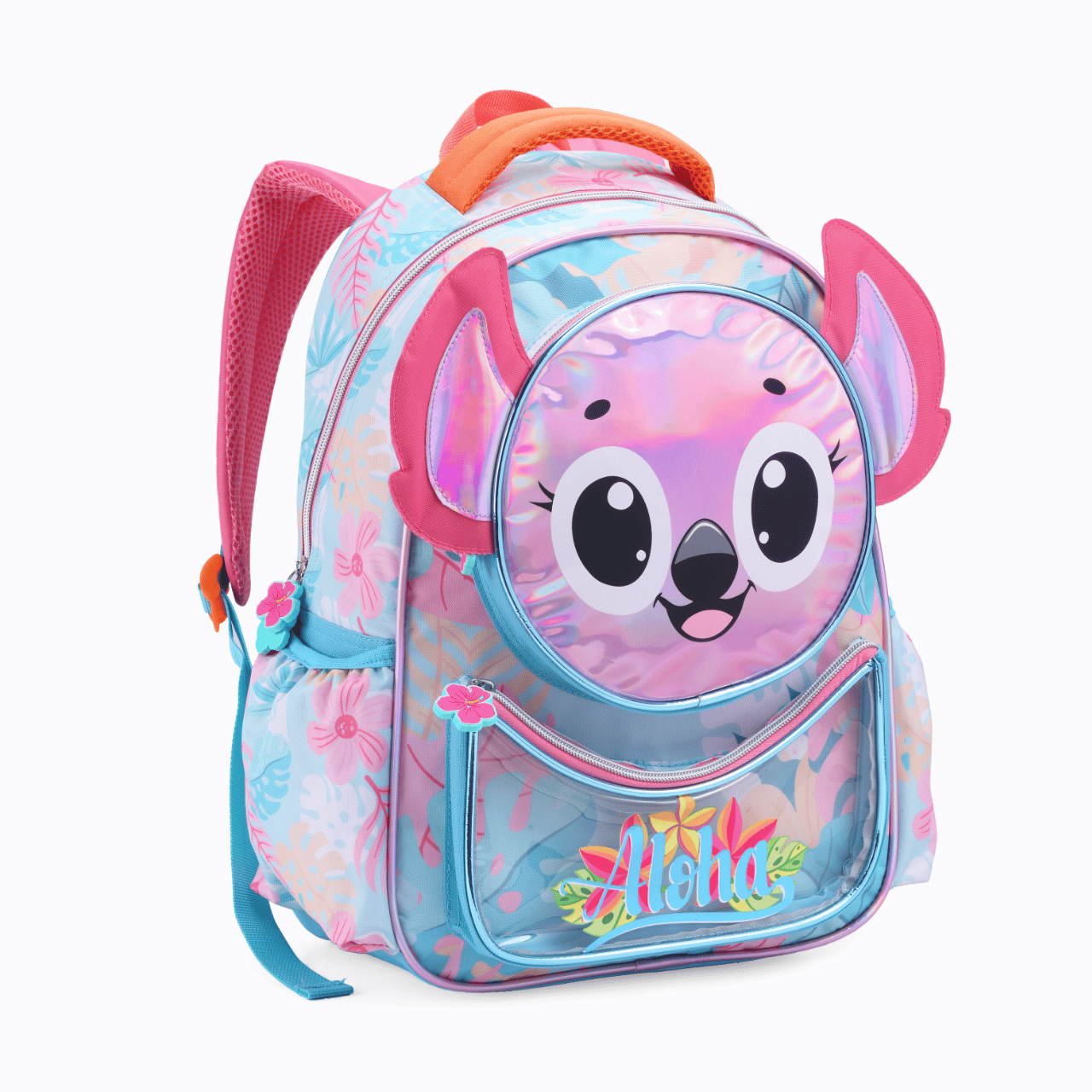 Mochila de Costas Aloha Pink Infantil Denlex