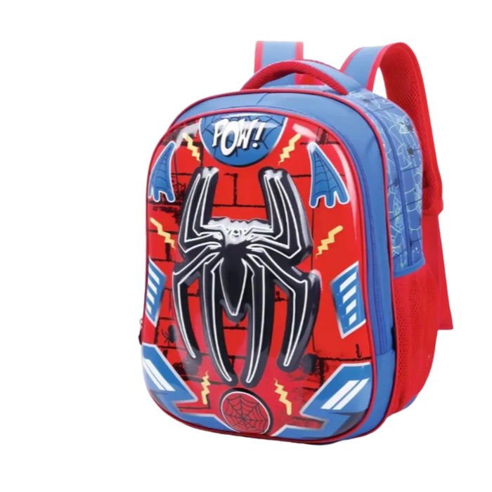 Mochila de Costas Aranha 3D Ponto Verde Escolar Infantil