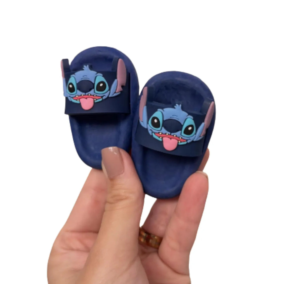 Borracha Chinelo Stitch Azul Molin