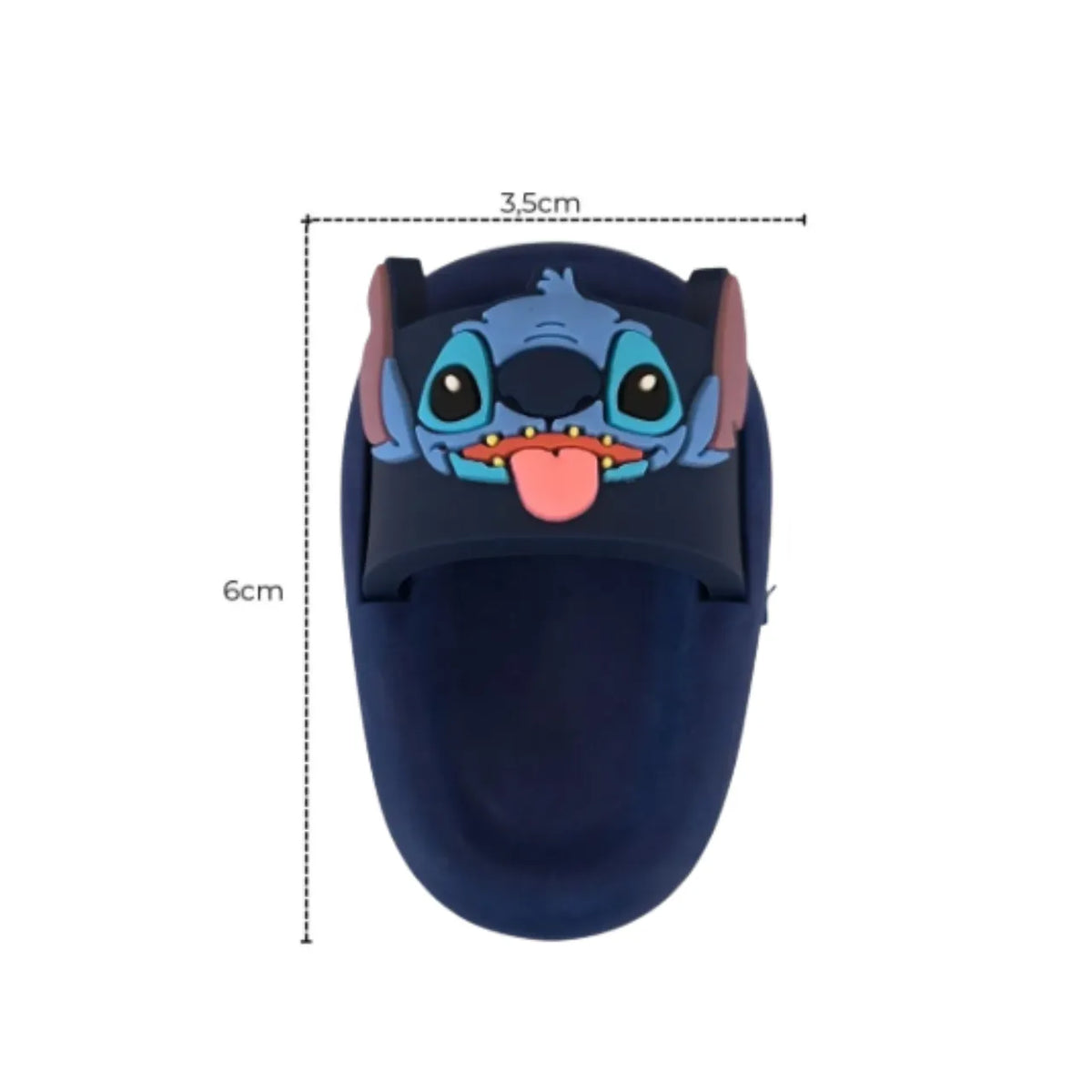 Borracha Chinelo Stitch Azul Molin