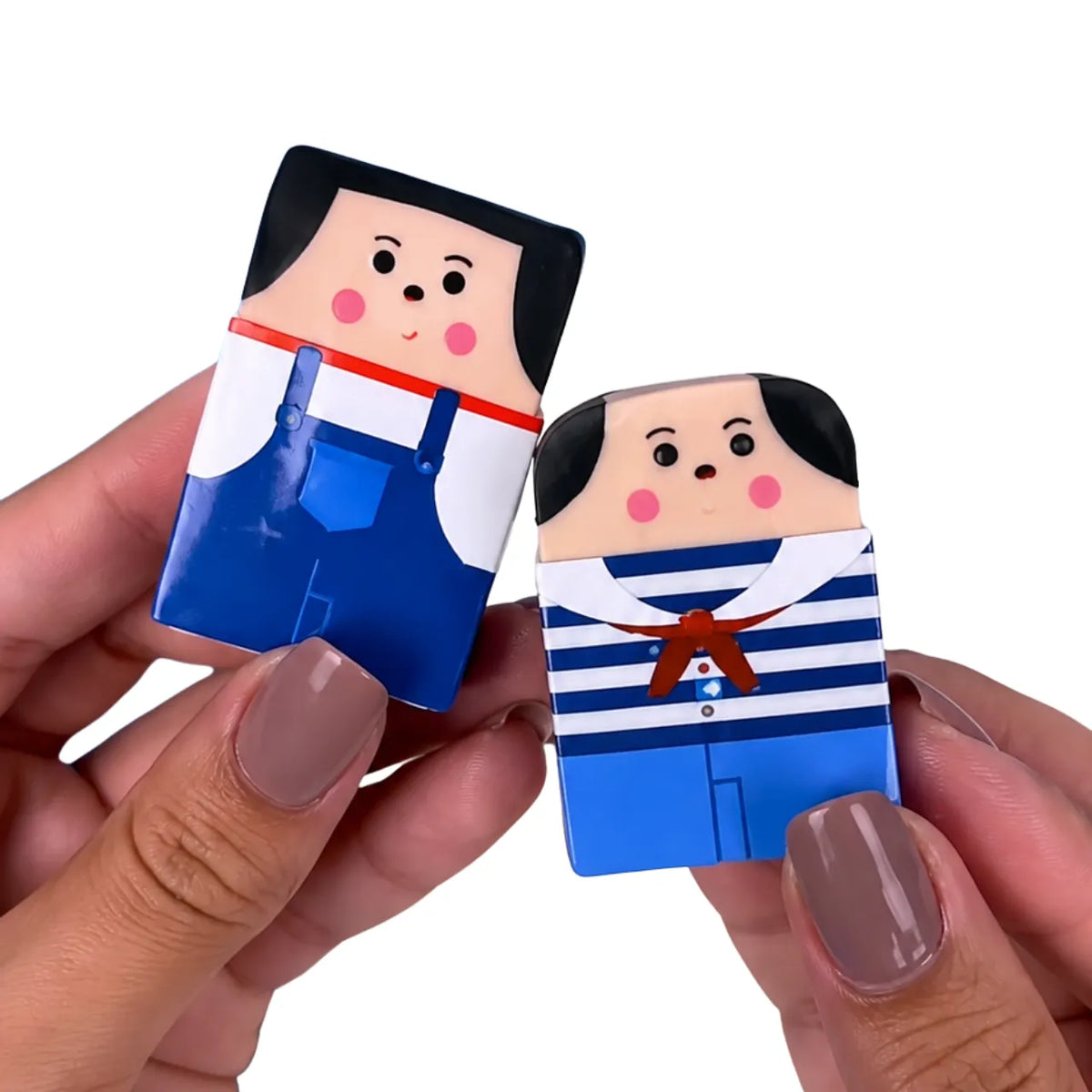 Borracha Decorada Calvinho Azul Tilibra