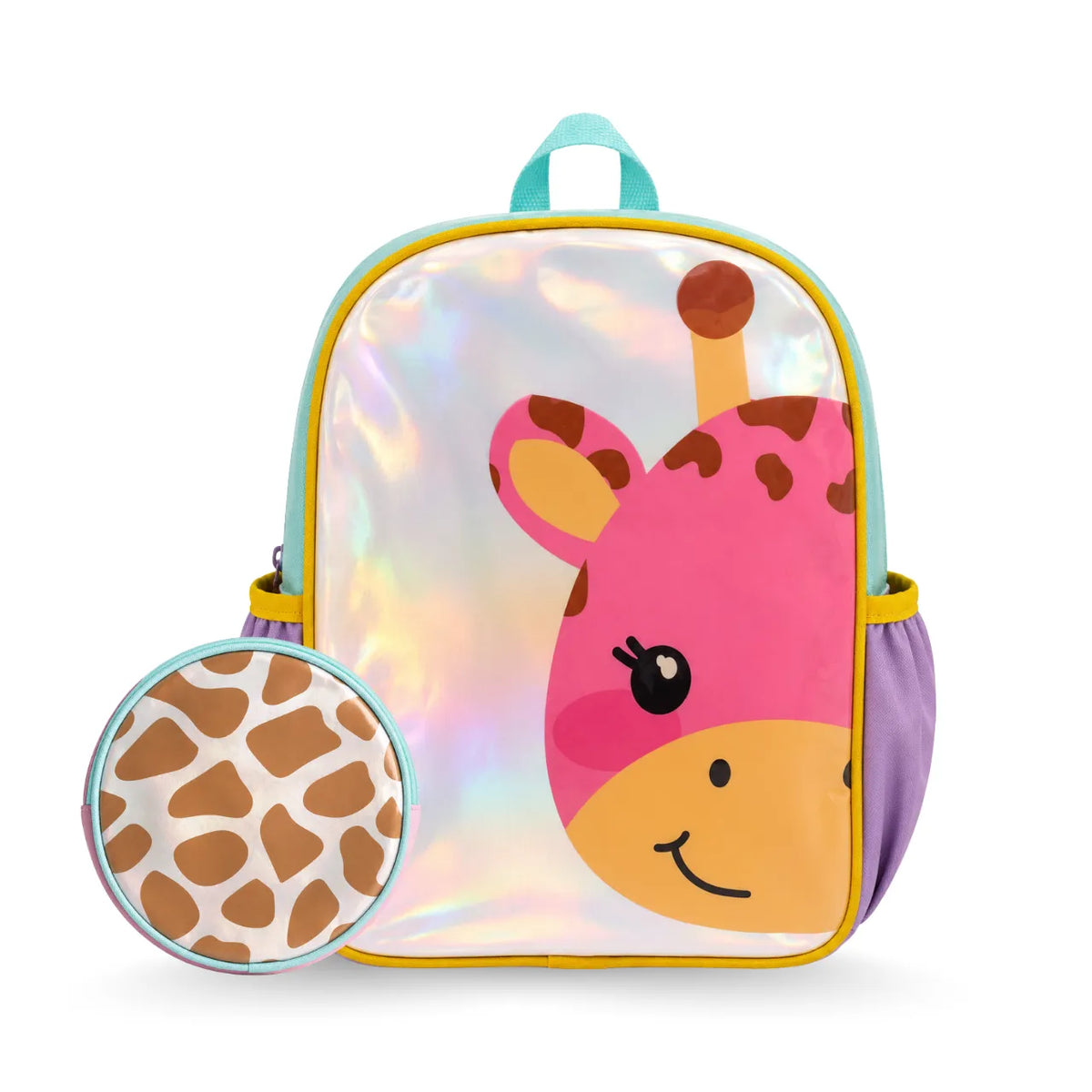 Mochila de Costa Baby Girafa Nova Rio com Lancheira IN2493