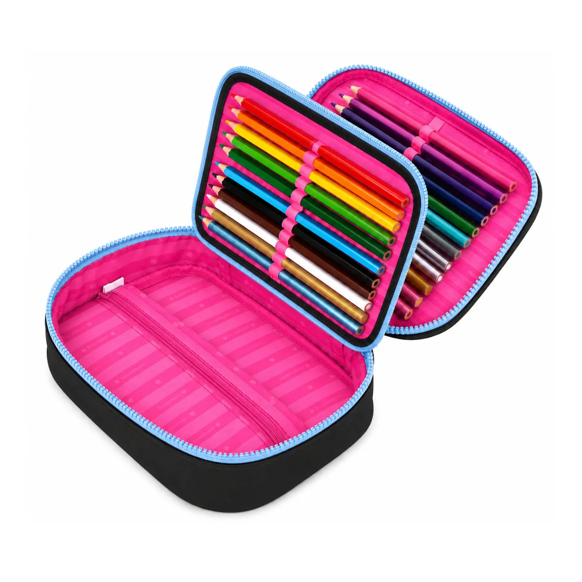 Estojo Box Preto com Rosa Rebecca Bonbon Clio
