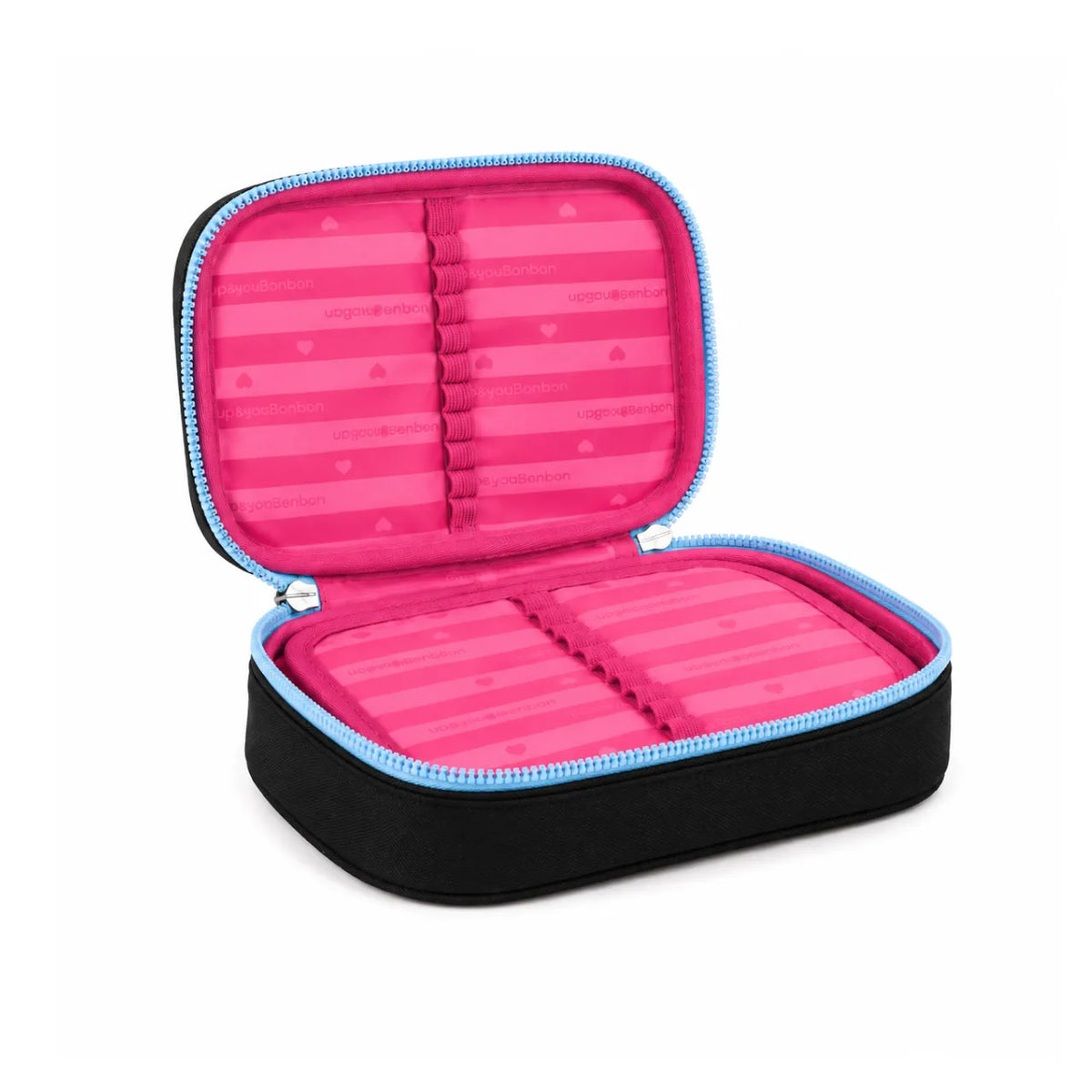 Estojo Box Preto com Rosa Rebecca Bonbon Clio