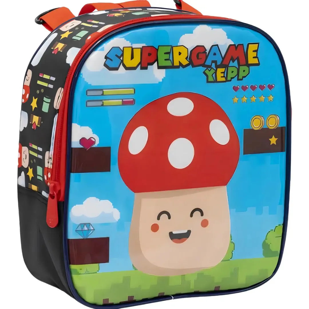 Kit Mochila de Rodinha Vermelha Yepp Escolar