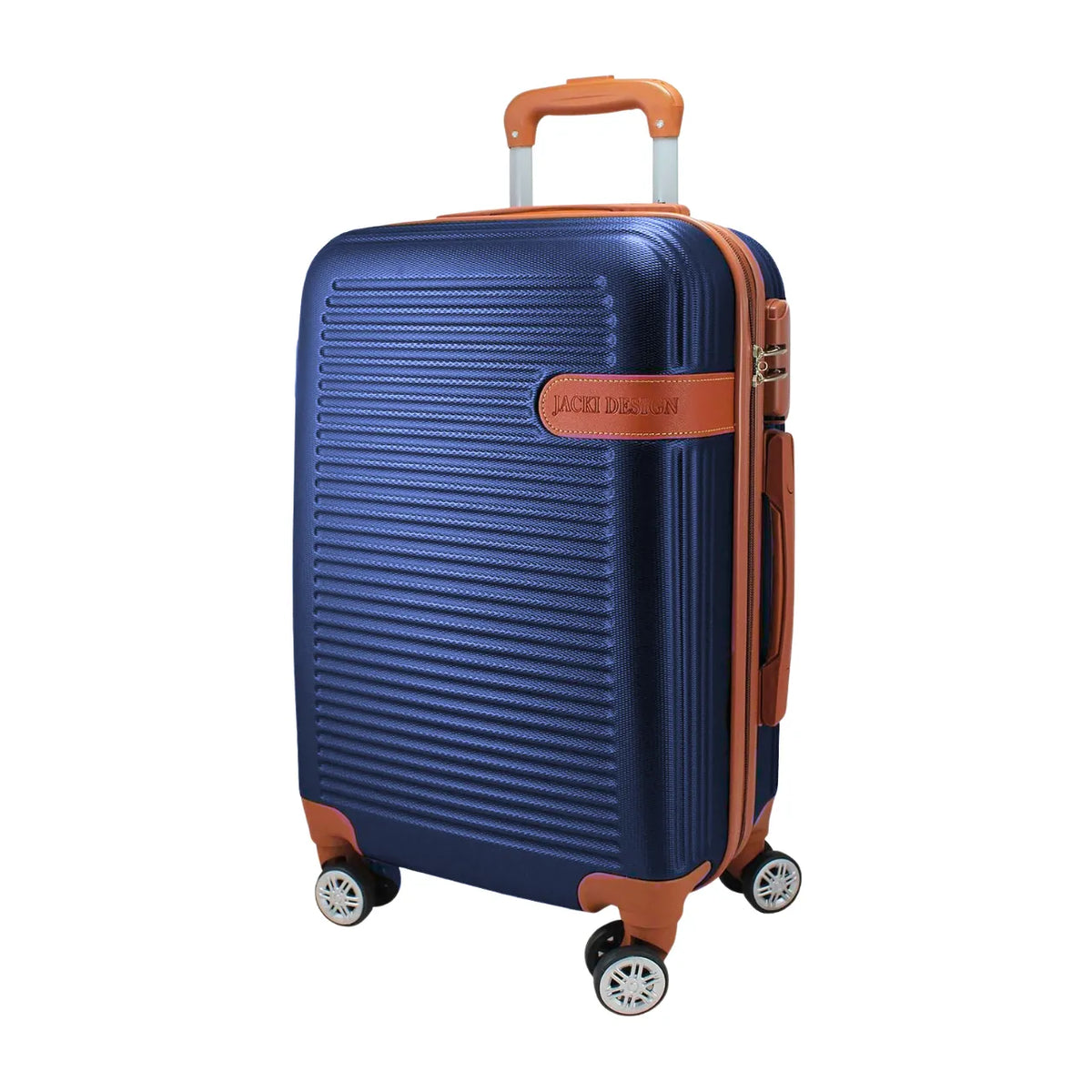 Kit Mala de Bordo 10kg e Frasqueira Qualis Policarbonato Rodas 360° Azul